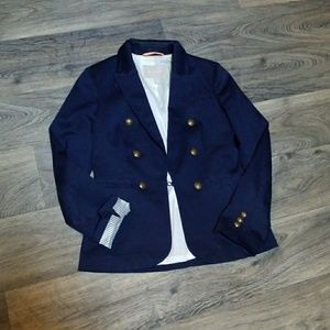Navy nautical blazer